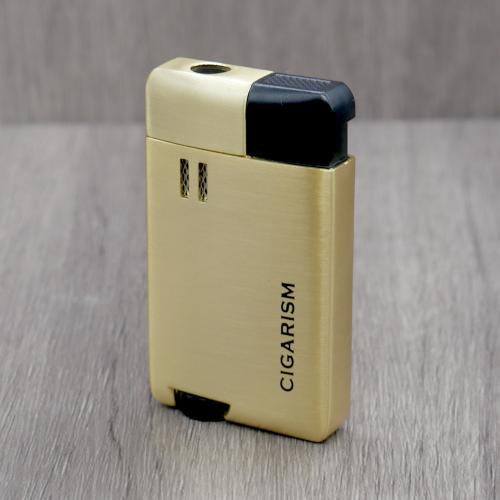 Cigarism Windproof Single Jet Flame Cigar Lighter - Gold