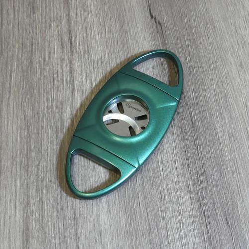 Cigarism Large Guillotine Cigar Cutter - Green - 60 Ring Gauge