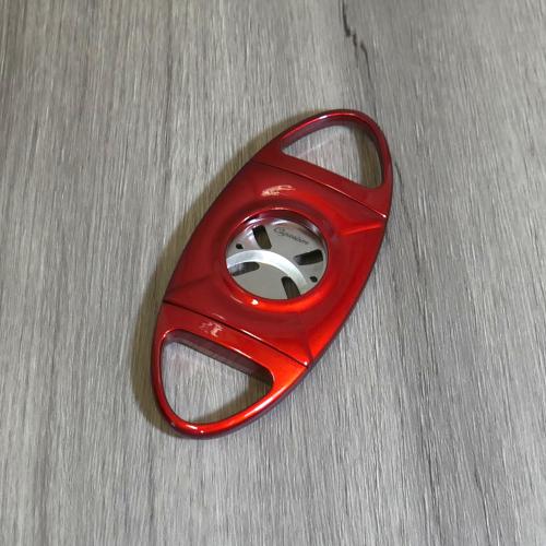 Cigarism Large Guillotine Cigar Cutter - Red - 60 Ring Gauge