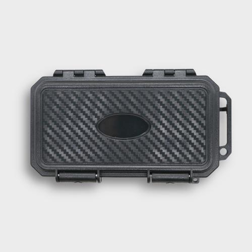 Cigarism Hard Shell Cigar Travel Case - 3 Cigar Capacity - Black