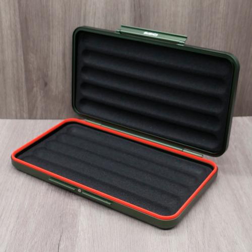 Cigarism Cigar Travel Case - 5 Cigar Capacity - Green (H100)