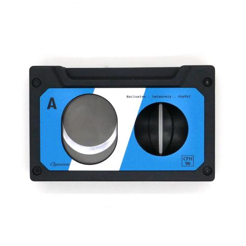 Cigarism Cassette Style 3 in 1 Cigar Cutter - Blue