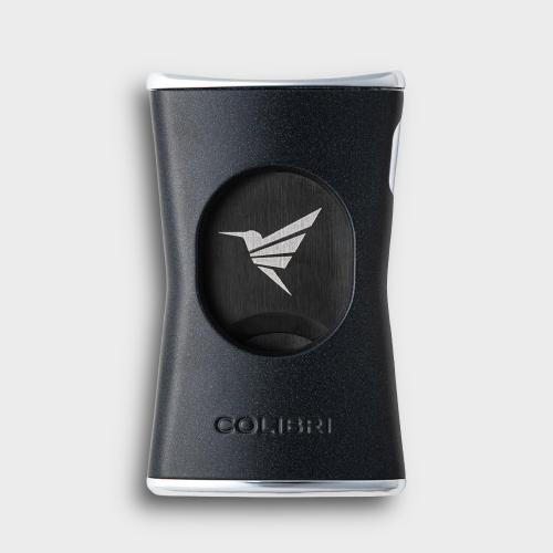 Colibri Slim Cigar Cutter - Black & Chrome
