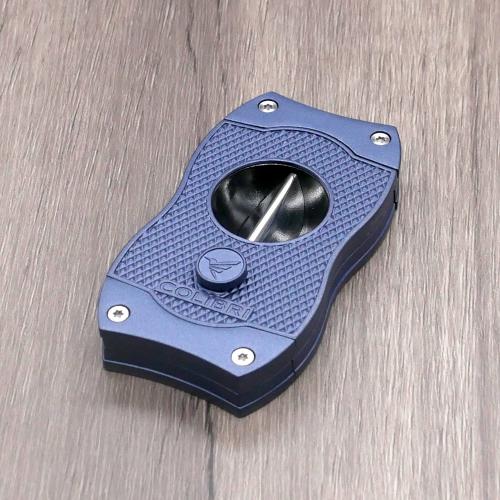 Colibri V-Cut Diamond Cigar Cutter - Navy