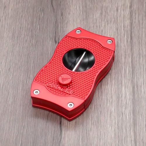 Colibri V-Cut Diamond Cigar Cutter - Red