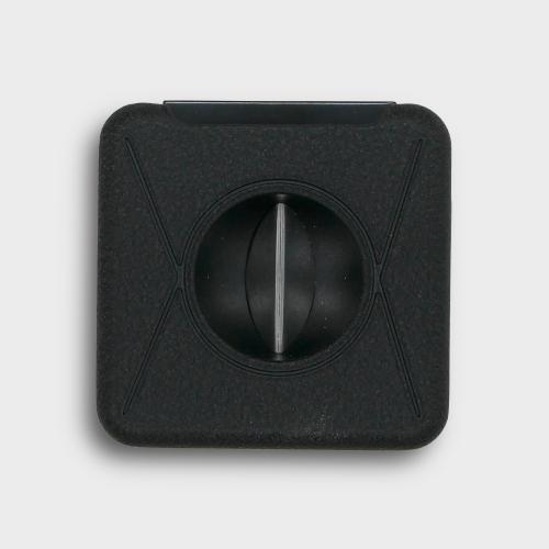 Angelo 3 in 1 V-Cutter, 8mm Punch & Twin Spike Cigar Pick - Black - 60 Ring Gauge