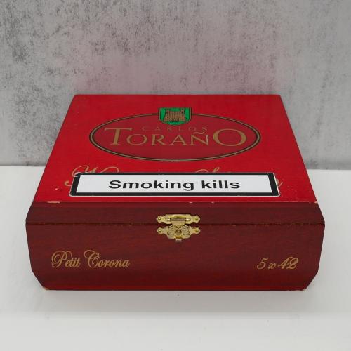Empty Carlos Torano Petit Corona Cigar Box