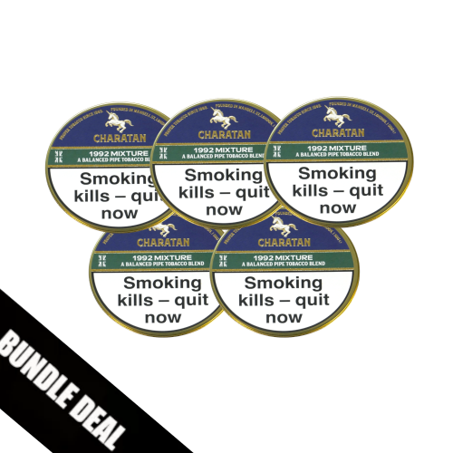 BUNDLE DEAL - Charatan 1992 Mixture (Formerly Nuts & Spice) Pipe Tobacco - 5 x 50g Tin