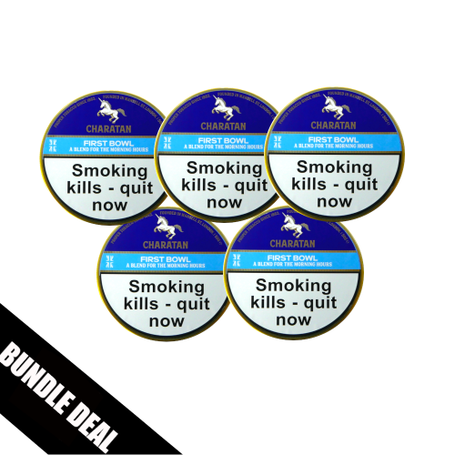 BUNDLE DEAL - Charatan First Bowl (Formerly Floral & Lemon) Pipe Tobacco - 5 x 50g Tin