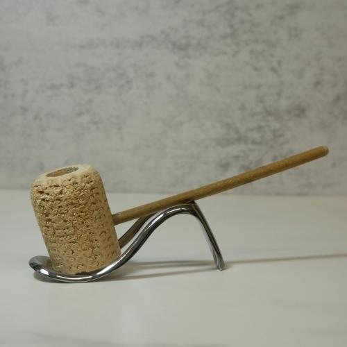 Corn Cob Chesapeake Straight Bamboo Stemmed Pipe