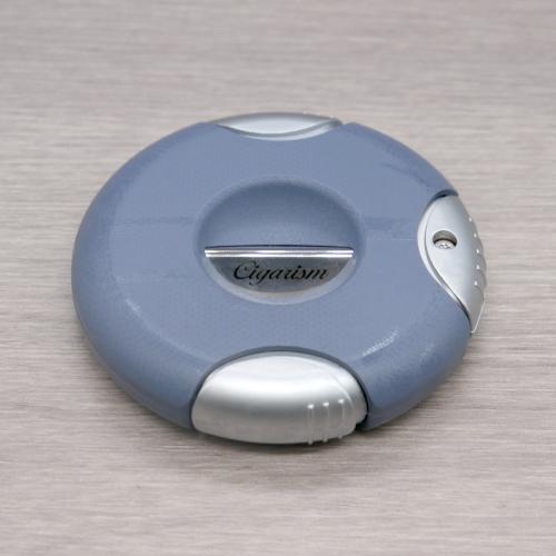 Cigarism Round G10 Semi-Automatic V-Cut Cigar Cutter - Grey - End of Line