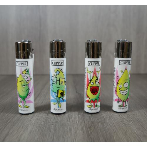 Clipper Lighter Leaves Faces - 1 Lucky Dip Design