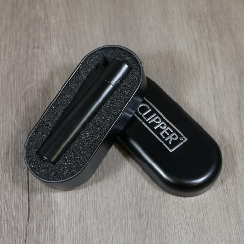 Clipper Metal Flint Matt Black Lighter