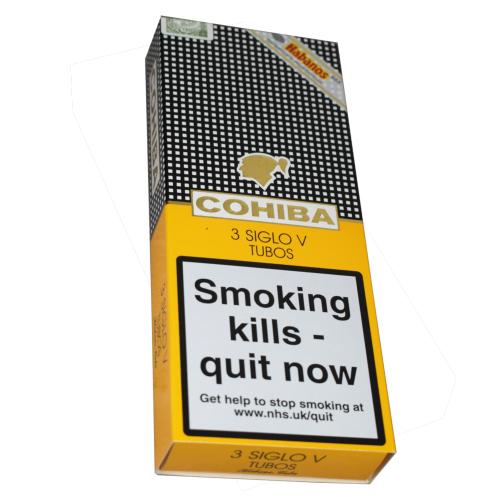 Cohiba Siglo V Tubed Cigar - Pack of 3
