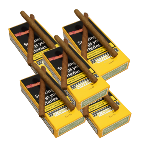 Cohiba Club Cigarillos - 5 x Pack of 10 (50) Bundle Deal