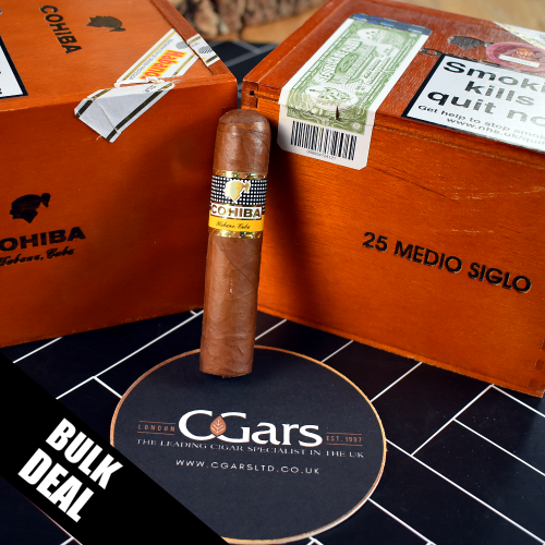 Cohiba Medio Siglo Cigar - 2 x Cabinet of 25 (50) Bundle Deal