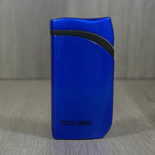 Colibri Falcon Metallic Single Jet Lighter - Blue