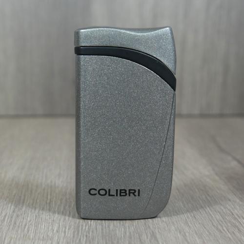 Colibri Falcon Metallic Single Jet Lighter - Charcoal