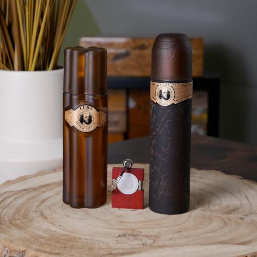 Cuba Original - Cigar Style Men\'s Aftershave Gift Set & Keyring