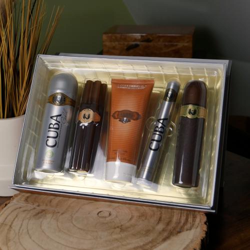 Cuba Must Have Mens Cigar Style Aftershave Gold Eau De Toilette Gift Set