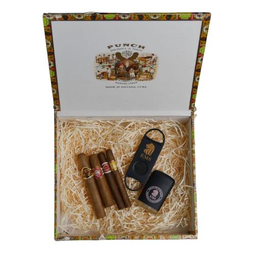Cuban Beginners Gift Box Sampler - 4 Cigars & Accessories