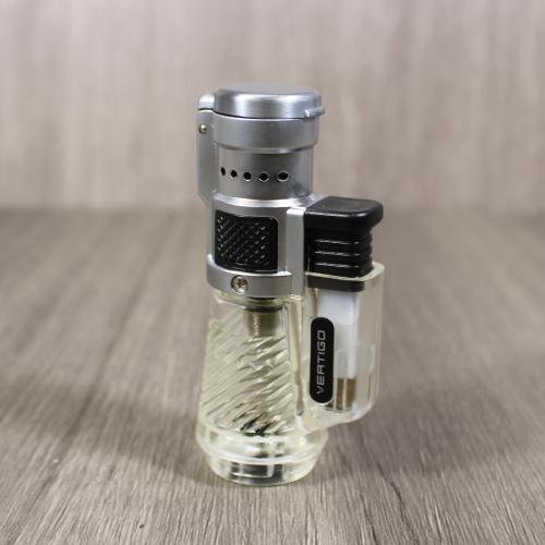 Vertigo Lotus Cyclone - Jet Flame Lighter - Clear