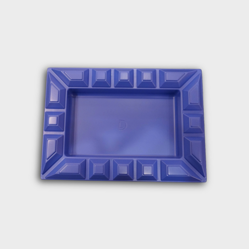 Dominique London Signature Rectangular Ashtray - Blue