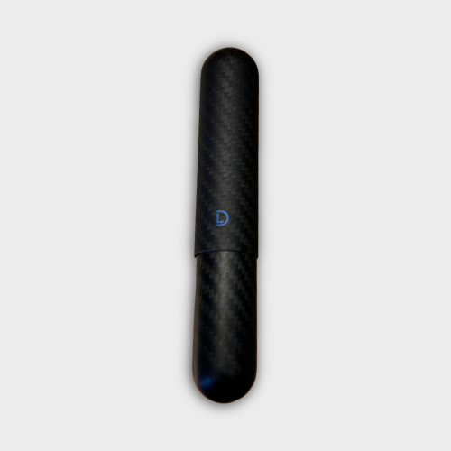 Dominique London Signature Carbon Fibre Cigar Case - Holds 1 Cigar