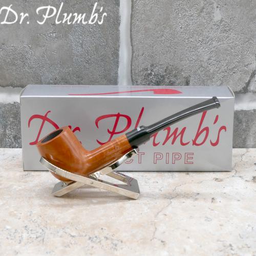 Dr Plumb Lightweight Metal Filter Fishtail Briar Pipe (DP442)