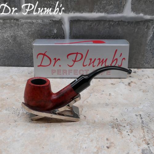 Dr Plumb City Matt Metal Filter Fishtail Briar Pipe (DP453)