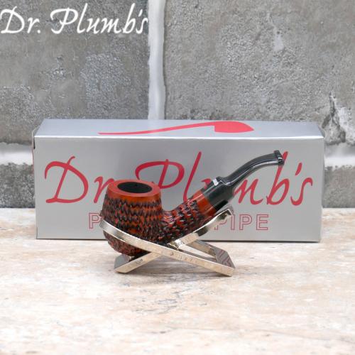 Dr Plumb Dinky Rustic Metal Filter Fishtail Briar Pipe (DP461)