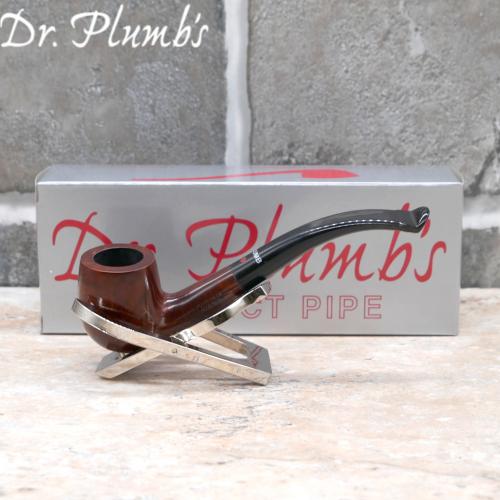 Dr Plumb 3/4 OZ Metal Filter Bent Dental Briar Pipe (DP463)