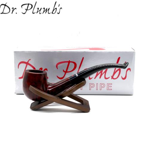 Dr Plumb 3/4 OZ Metal Filter Bent Dental Briar Pipe (DP467)