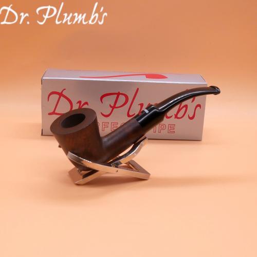 Dr Plumb City Matt Metal Filter Fishtail Briar Pipe (DP537)