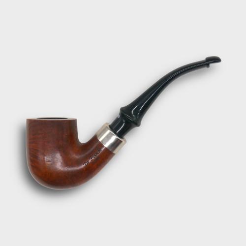 Dr Plumb Classic Bent Smooth Metal Filter Briar P Lip Style Pipe (DP566)