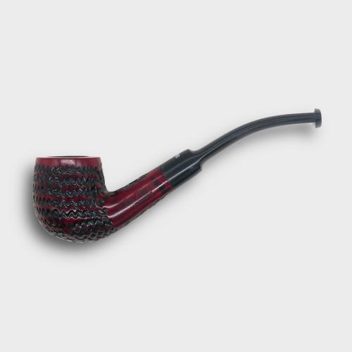 Dr Plumb Lightweight Metal Filter Fishtail Carved Briar Pipe (DP571)