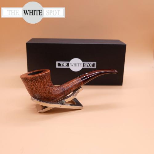 Alfred Dunhill - The White Spot County 4135 Group 4 Horn Fishtail Pipe (DUN228)