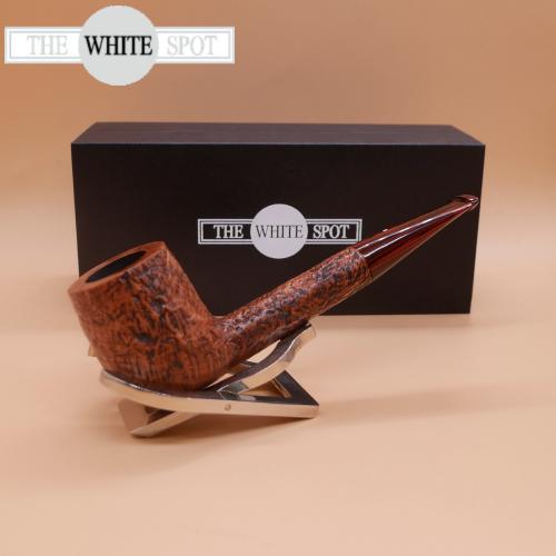 Alfred Dunhill - The White Spot County 4110 Group 4 Liverpool Fishtail Pipe (DUN232)
