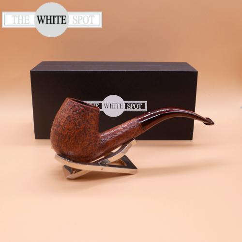 Alfred Dunhill - The White Spot County 5102 Group 5 Bent Fishtail Pipe (DUN237)