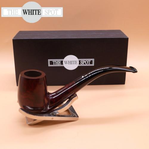 Alfred Dunhill - The White Spot Bruyere 5102 Group 5 Bent Pipe (DUN260)