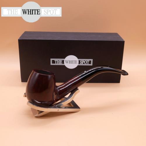 Alfred Dunhill - The White Spot Bruyere 5113 Group 5 Bent Apple Fishtail Pipe (DUN388)