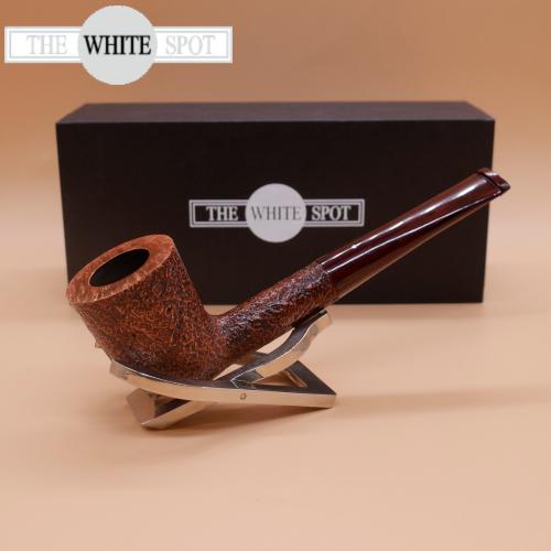 Alfred Dunhill - The White Spot County 4105 Group 4 Dublin Fishtail Pipe (DUN886)