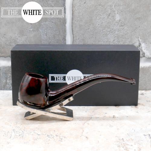 Alfred Dunhill  - The White Spot Chestnut 5113 Group 5 Bent Apple Fishtail Pipe (DUN207)