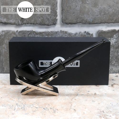Alfred Dunhill - The White Spot Dress 4106 Group 4 Pot Bell Straight Tapered Mouthpiece Pipe (DUN373)
