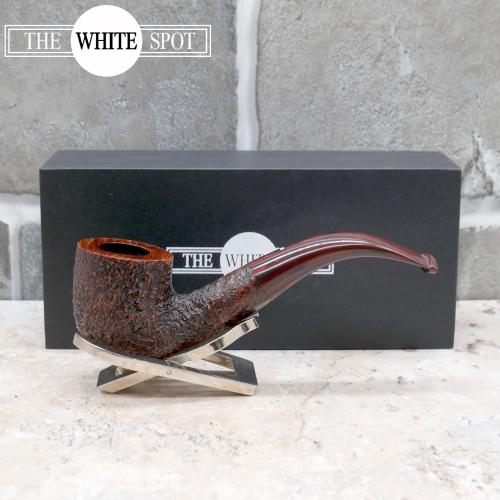 Alfred Dunhill - The White Spot Cumberland 5115 Group 5 Bent Pot Pipe (DUN444)