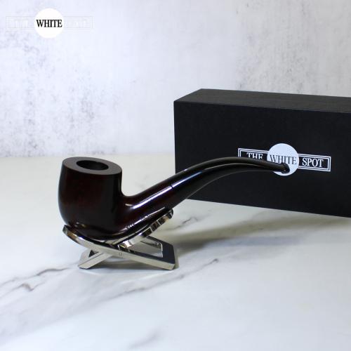 Alfred Dunhill - The White Spot Bruyere 5115 Group 5 Bent Pot Pipe (DUN763)