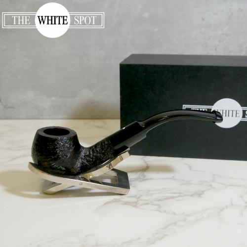 Alfred Dunhill - The White Spot Shell Briar 2113 Group 2 Bent Apple Pipe (DUN793)