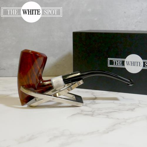 Alfred Dunhill - The White Spot Amber Root Pickaxe Group 4 Pipe (DUN802)