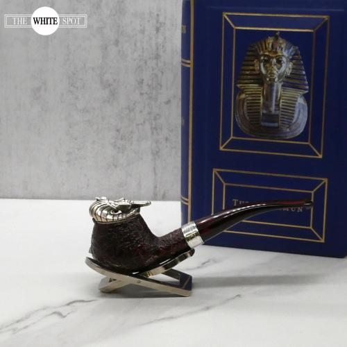 Alfred Dunhill - The White Spot Tutankhamun Cumberland 5128 Fishtail Pipe 25/25 (DUN820)