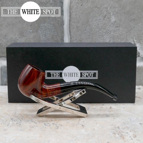 Alfred Dunhill - The White Spot Amber Root 2102 Group 2 Bent Pipe (DUN850)